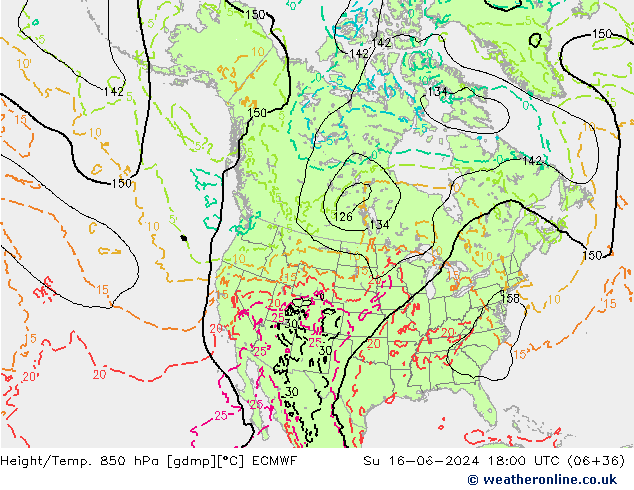 Z500/Rain (+SLP)/Z850 ECMWF Su 16.06.2024 18 UTC