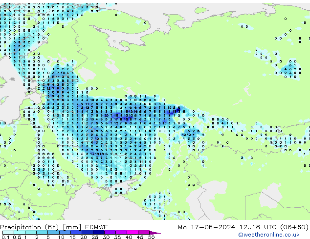 Z500/Rain (+SLP)/Z850 ECMWF Seg 17.06.2024 18 UTC