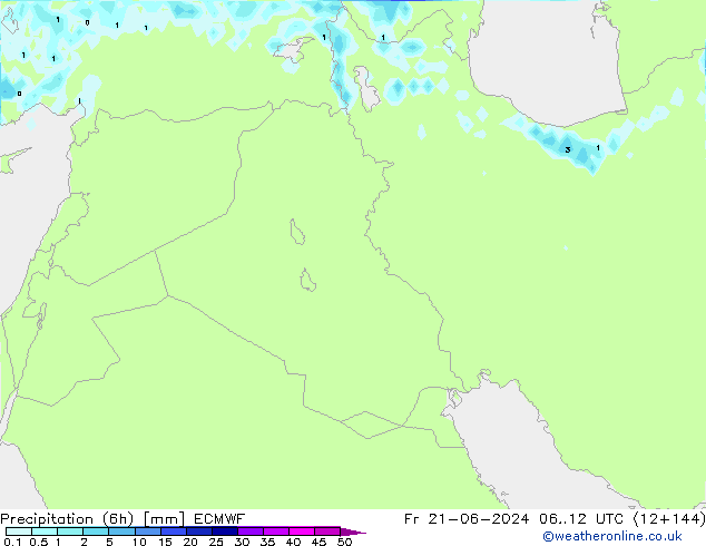 Z500/Yağmur (+YB)/Z850 ECMWF Cu 21.06.2024 12 UTC