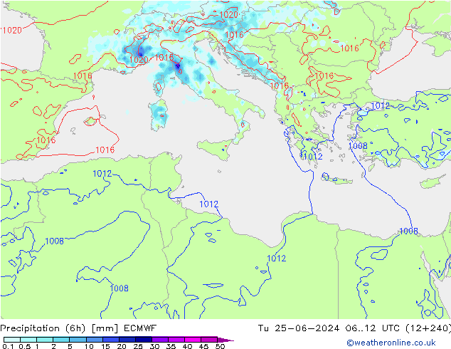  (6h) ECMWF  25.06.2024 12 UTC