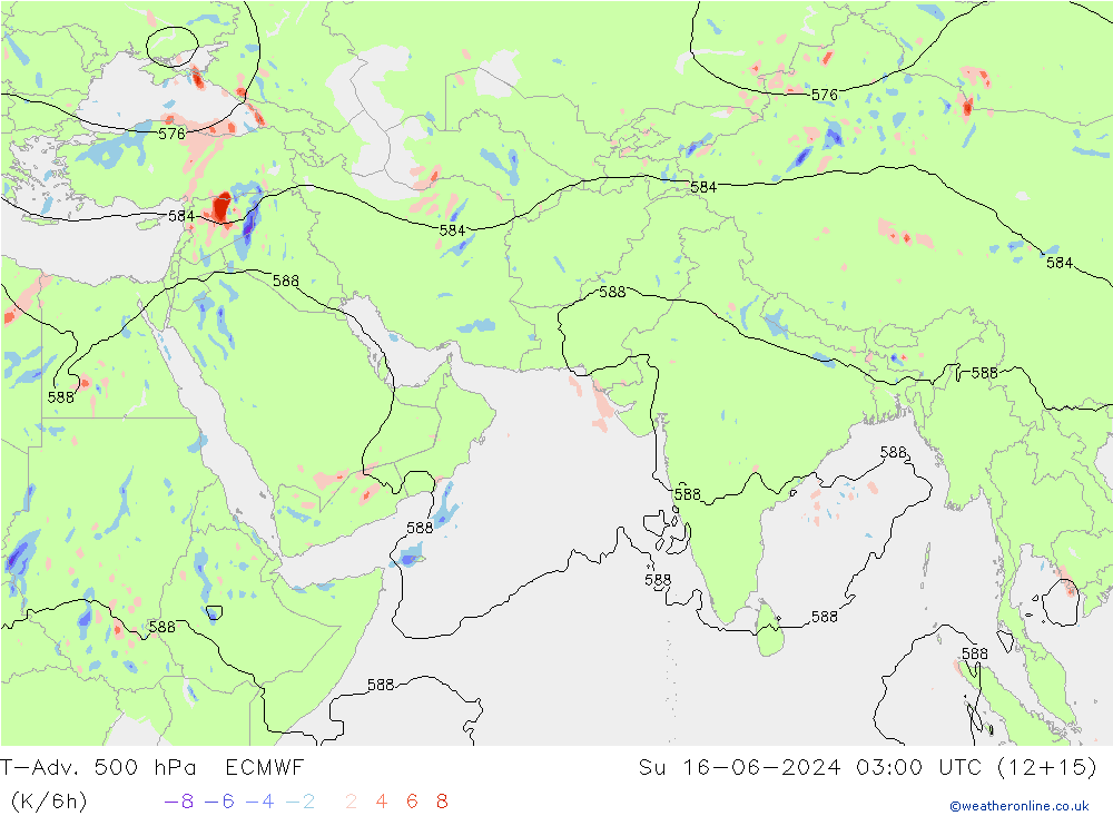 T-Adv. 500 hPa ECMWF Dom 16.06.2024 03 UTC
