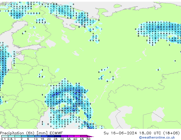 Z500/Rain (+SLP)/Z850 ECMWF Su 16.06.2024 00 UTC