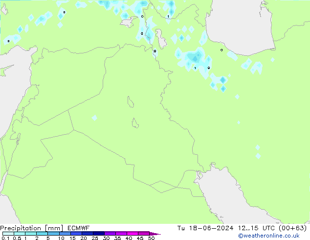 Precipitazione ECMWF mar 18.06.2024 15 UTC