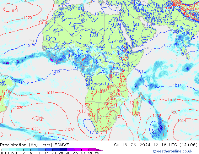 Z500/Rain (+SLP)/Z850 ECMWF dim 16.06.2024 18 UTC