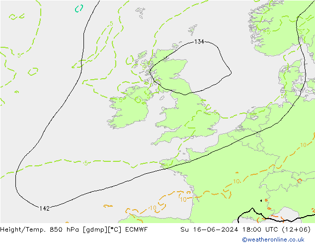 Z500/Rain (+SLP)/Z850 ECMWF Su 16.06.2024 18 UTC