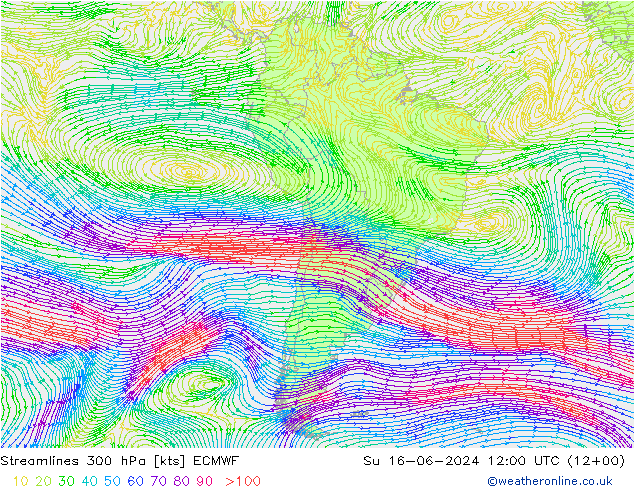 300 hPa ECMWF  16.06.2024 12 UTC