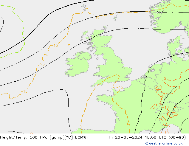 Z500/Rain (+SLP)/Z850 ECMWF Qui 20.06.2024 18 UTC