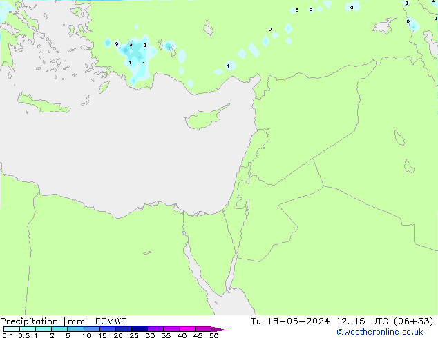 Yağış ECMWF Sa 18.06.2024 15 UTC