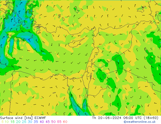  10 m ECMWF  20.06.2024 06 UTC