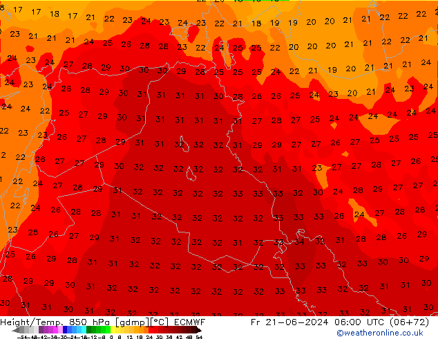 Z500/Rain (+SLP)/Z850 ECMWF пт 21.06.2024 06 UTC