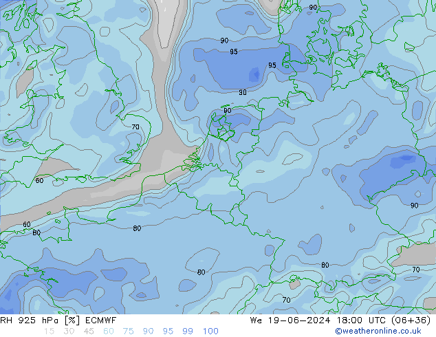 RV 925 hPa ECMWF wo 19.06.2024 18 UTC