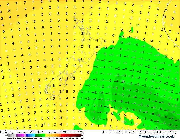 Z500/Rain (+SLP)/Z850 ECMWF vie 21.06.2024 18 UTC