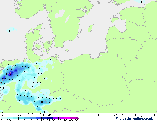 Z500/Regen(+SLP)/Z850 ECMWF vr 21.06.2024 00 UTC