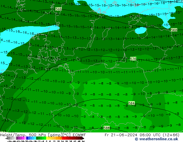 Z500/Rain (+SLP)/Z850 ECMWF Pá 21.06.2024 06 UTC