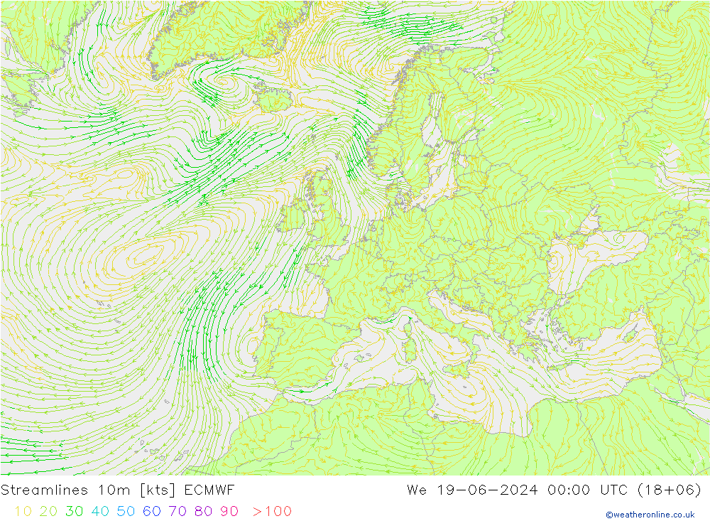  10m ECMWF  19.06.2024 00 UTC