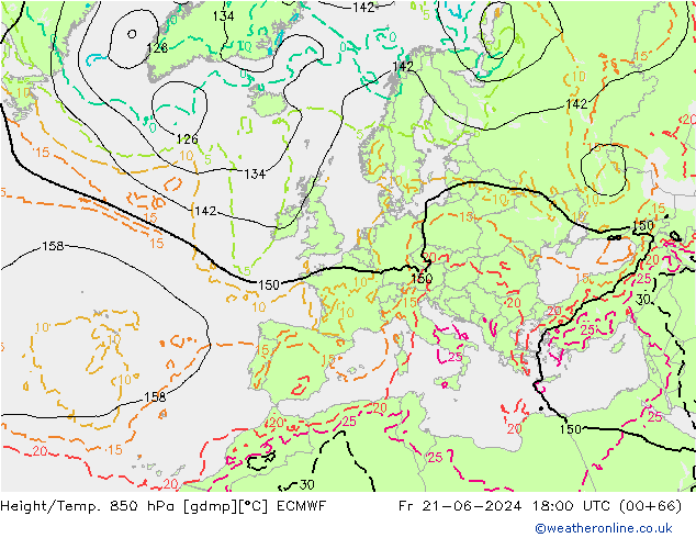 Z500/Rain (+SLP)/Z850 ECMWF  21.06.2024 18 UTC