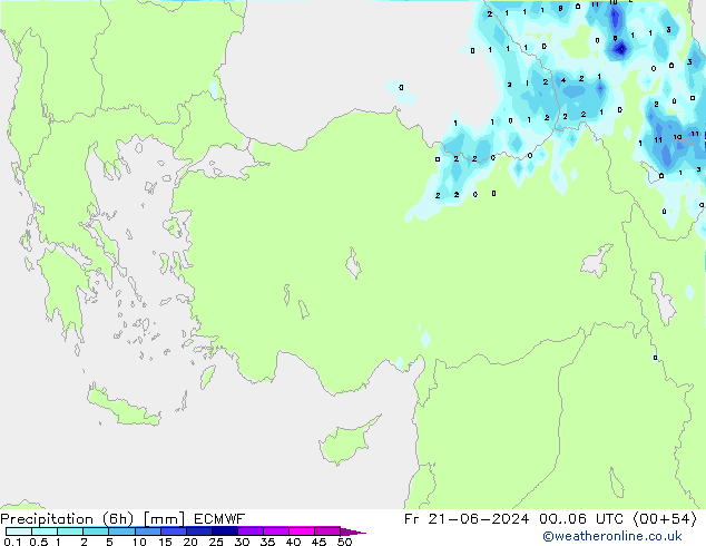 Z500/Yağmur (+YB)/Z850 ECMWF Cu 21.06.2024 06 UTC