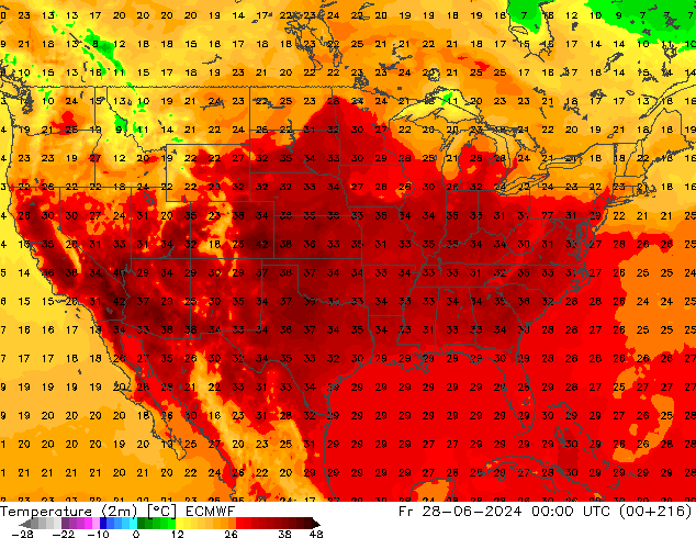     ECMWF  28.06.2024 00 UTC