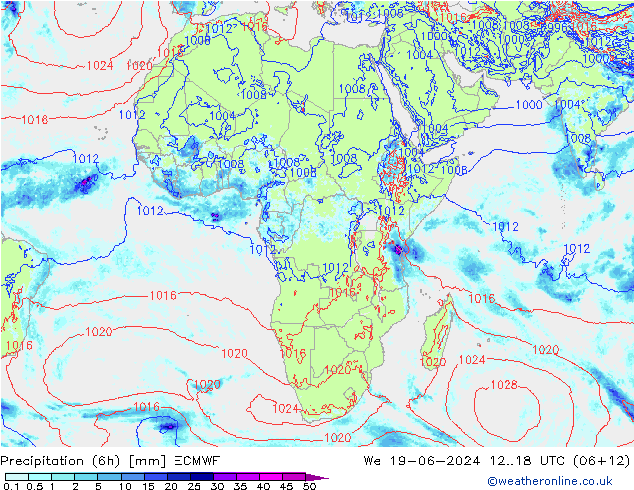 Z500/Rain (+SLP)/Z850 ECMWF We 19.06.2024 18 UTC