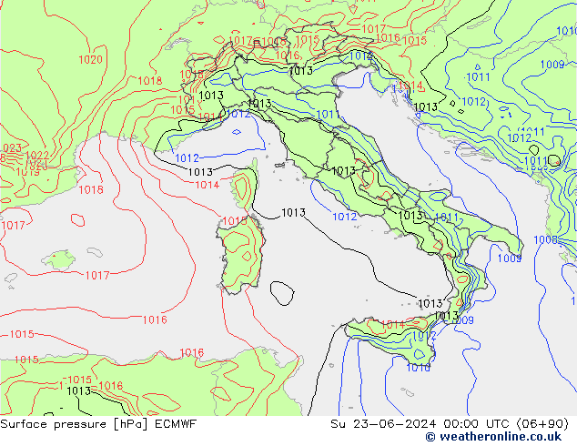      ECMWF  23.06.2024 00 UTC