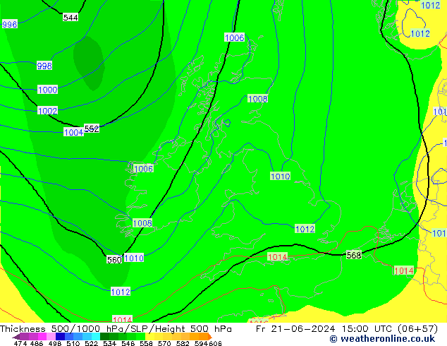 Thck 500-1000hPa ECMWF Sex 21.06.2024 15 UTC