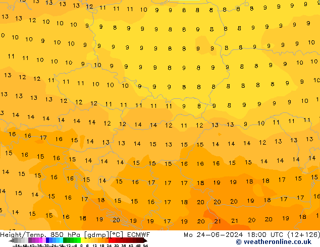 Z500/Regen(+SLP)/Z850 ECMWF ma 24.06.2024 18 UTC