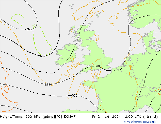 Z500/Rain (+SLP)/Z850 ECMWF pt. 21.06.2024 12 UTC