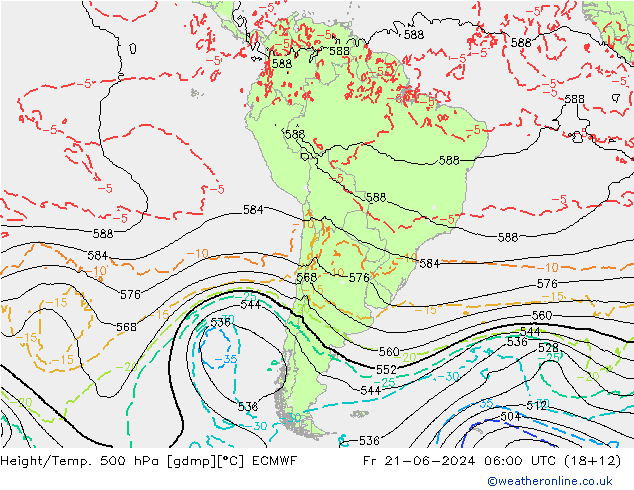 Z500/Rain (+SLP)/Z850 ECMWF Sex 21.06.2024 06 UTC