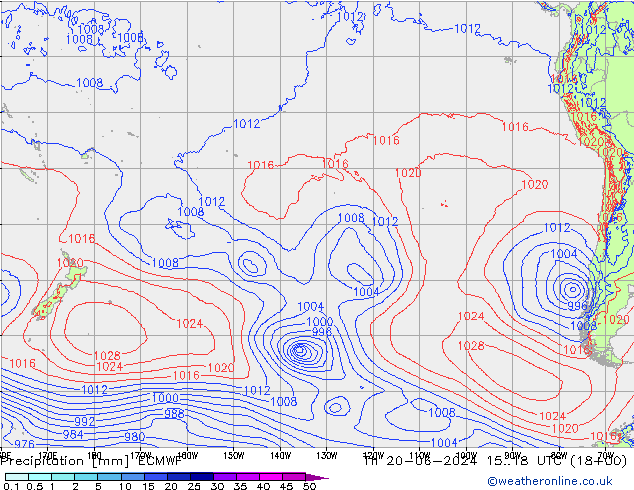 Neerslag ECMWF do 20.06.2024 18 UTC