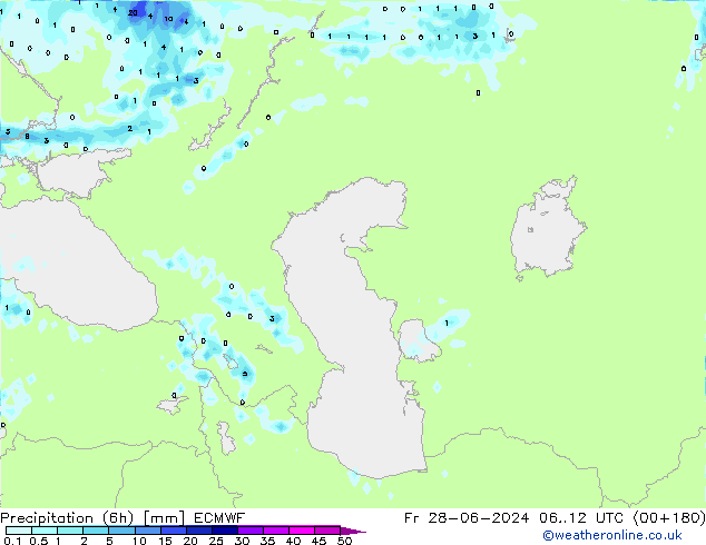 Z500/Rain (+SLP)/Z850 ECMWF Pá 28.06.2024 12 UTC