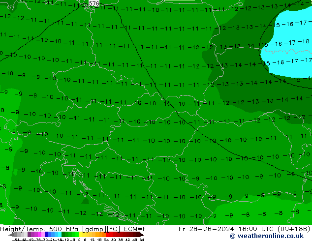 Z500/Rain (+SLP)/Z850 ECMWF Fr 28.06.2024 18 UTC