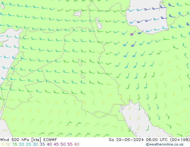  500 hPa ECMWF  29.06.2024 06 UTC