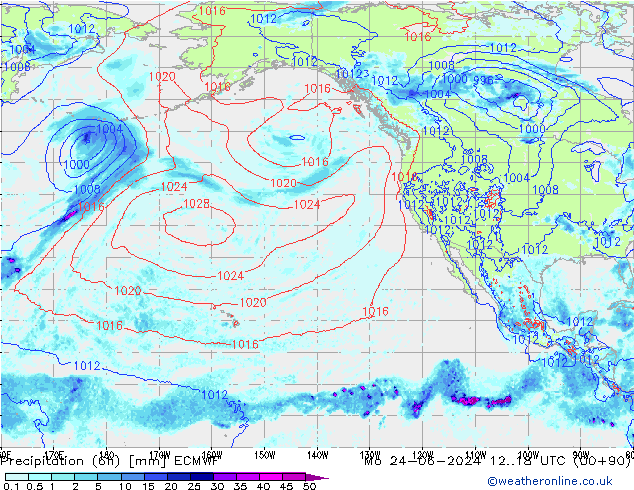 Z500/Rain (+SLP)/Z850 ECMWF  24.06.2024 18 UTC