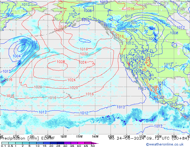 Neerslag ECMWF ma 24.06.2024 12 UTC