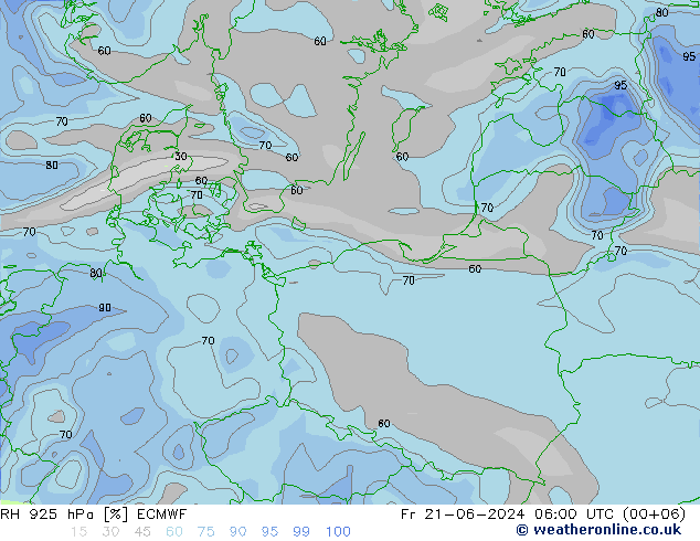 RH 925 hPa ECMWF pt. 21.06.2024 06 UTC