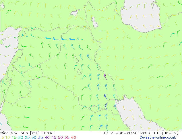  950 hPa ECMWF  21.06.2024 18 UTC