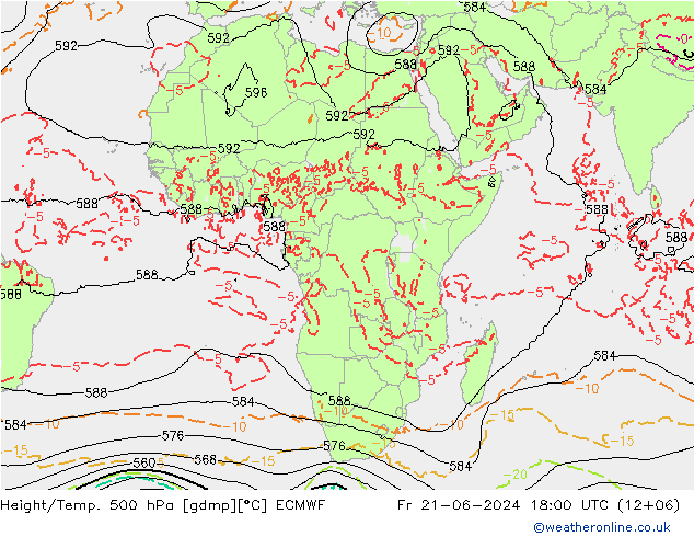 Z500/Rain (+SLP)/Z850 ECMWF pt. 21.06.2024 18 UTC