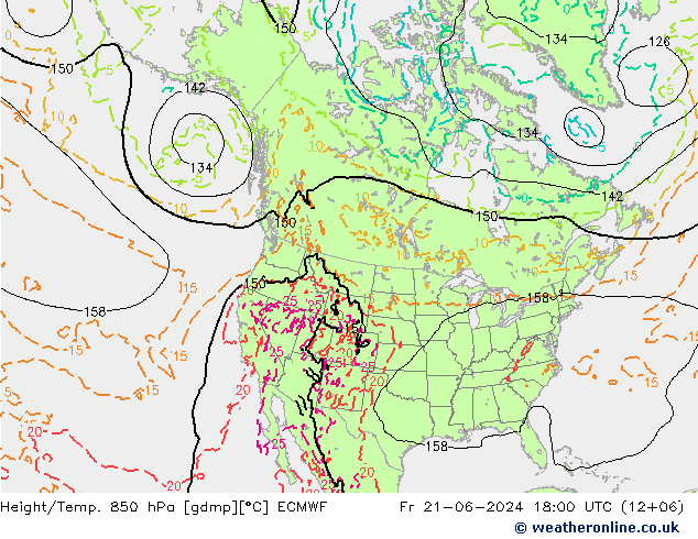 Z500/Rain (+SLP)/Z850 ECMWF Pá 21.06.2024 18 UTC