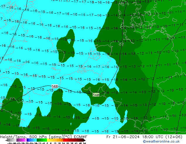 Z500/Regen(+SLP)/Z850 ECMWF vr 21.06.2024 18 UTC