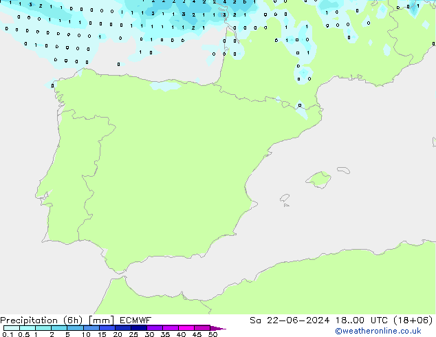 Z500/Rain (+SLP)/Z850 ECMWF Sa 22.06.2024 00 UTC