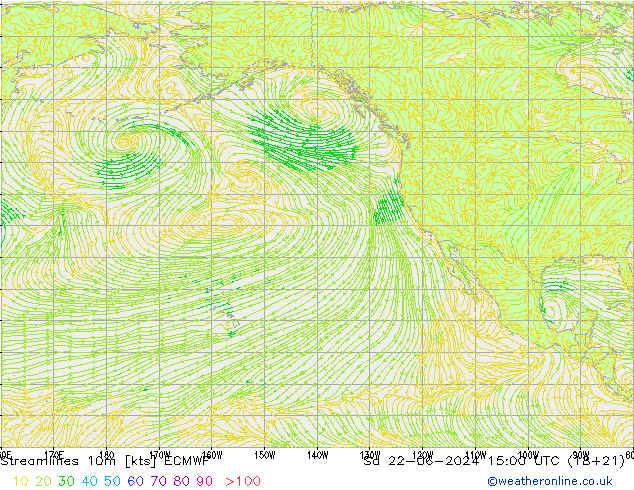 ветер 10m ECMWF сб 22.06.2024 15 UTC