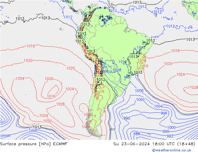      ECMWF  23.06.2024 18 UTC