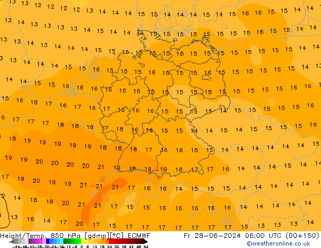 Z500/Rain (+SLP)/Z850 ECMWF пт 28.06.2024 06 UTC