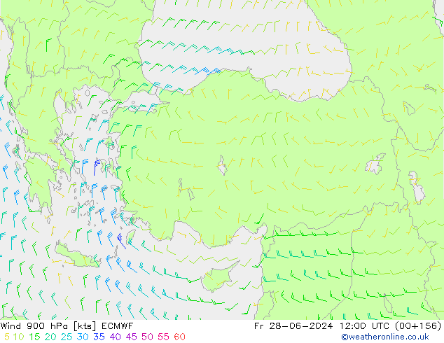  900 hPa ECMWF  28.06.2024 12 UTC