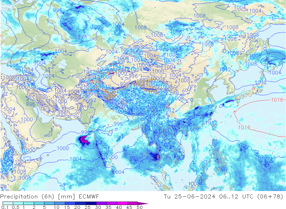  (6h) ECMWF  25.06.2024 12 UTC