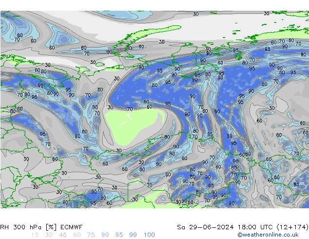 300 hPa Nispi Nem ECMWF Cts 29.06.2024 18 UTC