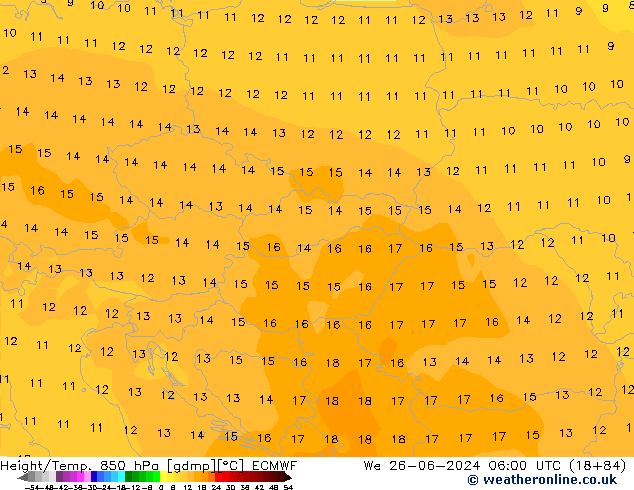 Z500/Rain (+SLP)/Z850 ECMWF Qua 26.06.2024 06 UTC