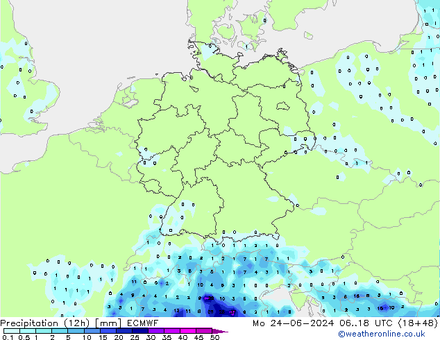  (12h) ECMWF  24.06.2024 18 UTC