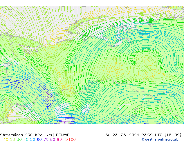  200 hPa ECMWF  23.06.2024 03 UTC