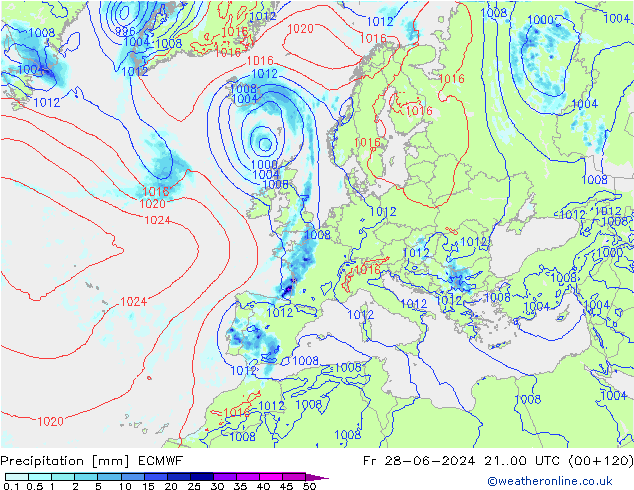 precipitação ECMWF Sex 28.06.2024 00 UTC